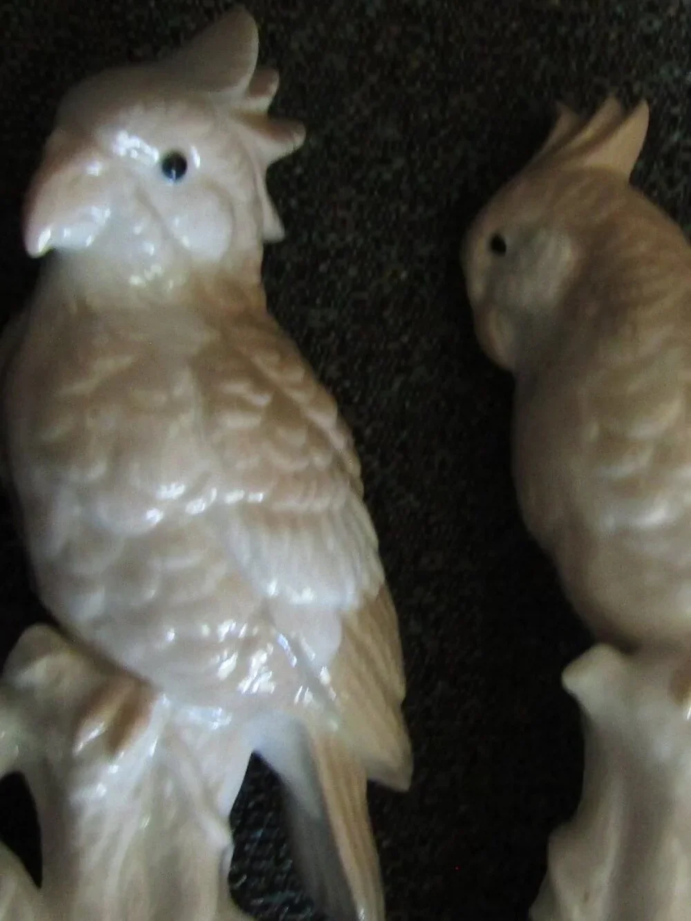 Vint Set of 2 Porcelain OMC JAPAN Otagiri Mercantile Company COCKATIEL BIRDS